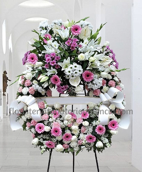 flores para funeral urgentes para el Tanatorio de Valencia, Envío de coronas de funeral para Valencia, Mandar flores urgentes defunción a Valencia
